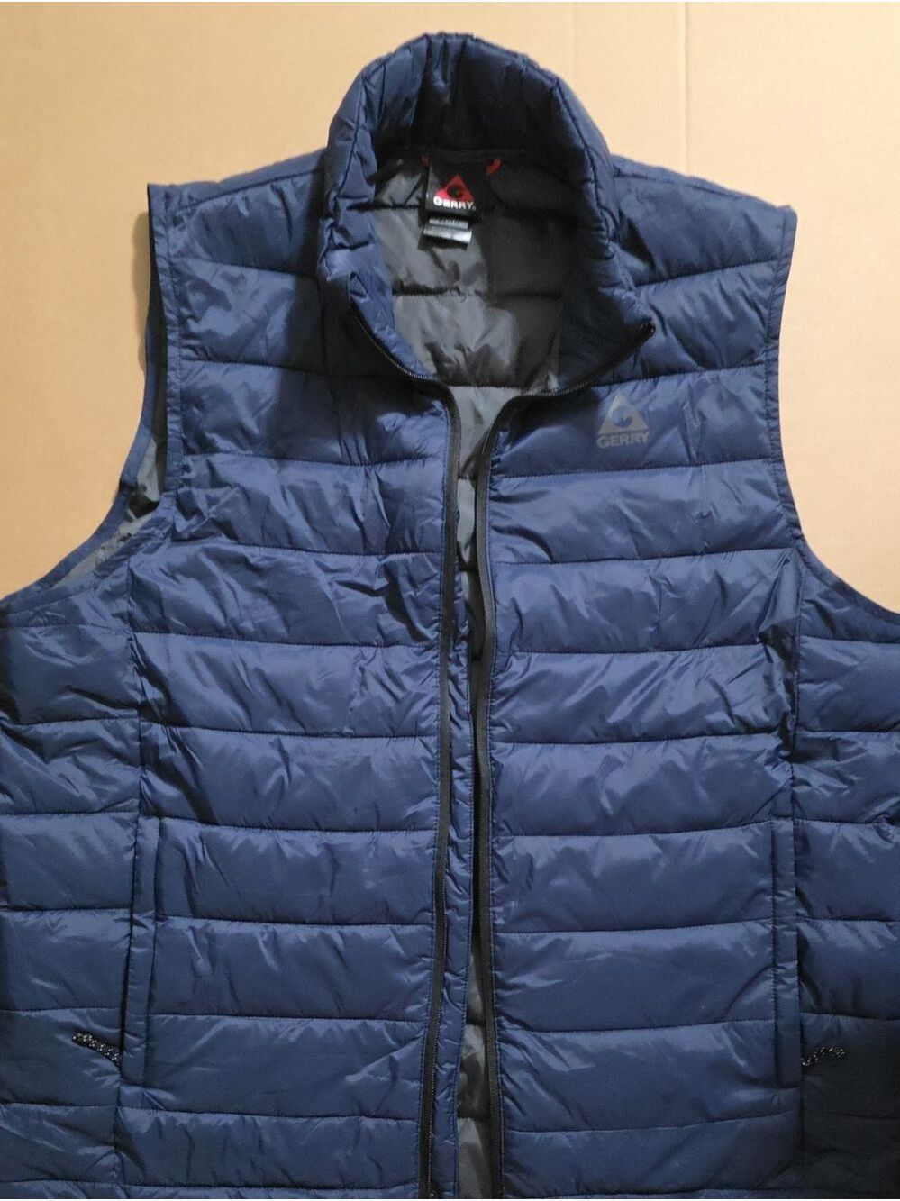 Gerry Weber Men's Dark Navy Quilted Puffer Vest